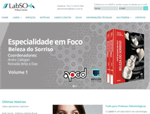 Tablet Screenshot of labso.com.br